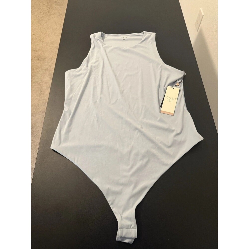 Calia Inspire XXL Lavender Body Suit Sleeveless Straps wicking Adj Strap CBSS9